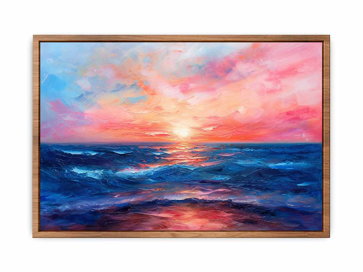 Pink Sea Art  Painting