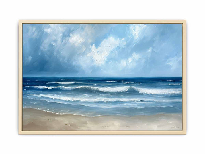 Beach Serene Painting Framed Print