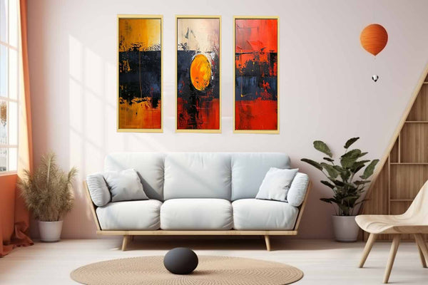 Abstract Three Piece Set  Painting
