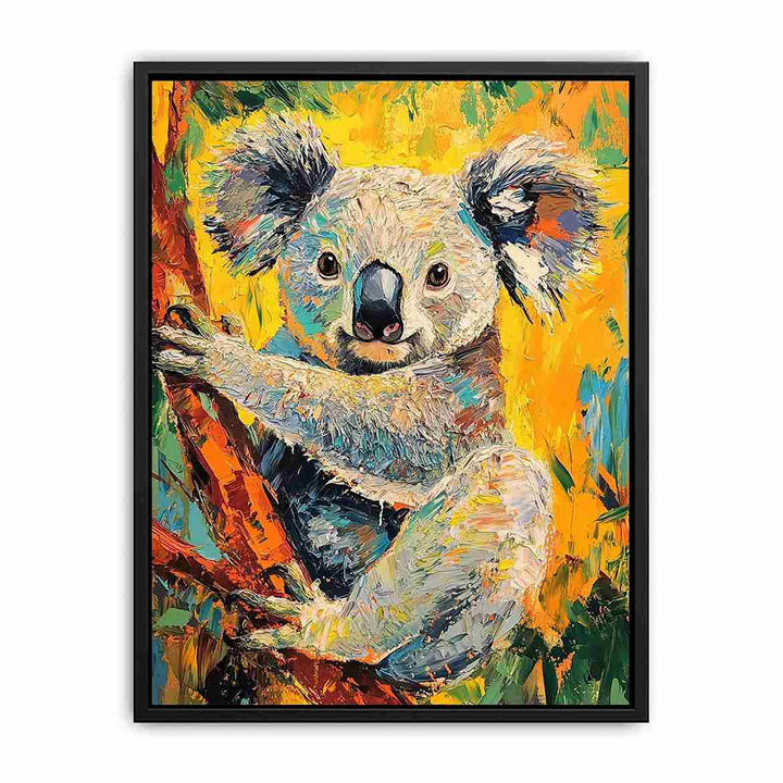 Koala canvas painting