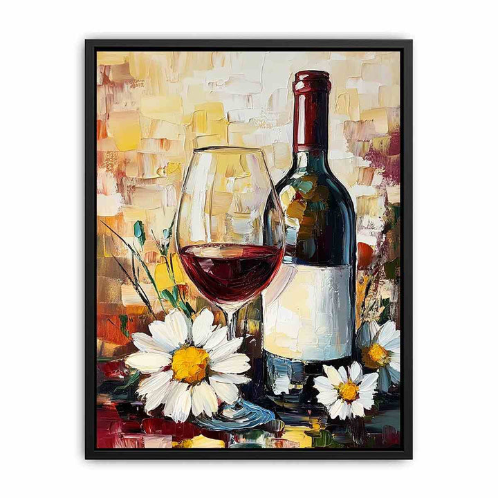 Wine Glass Canvas Painting 