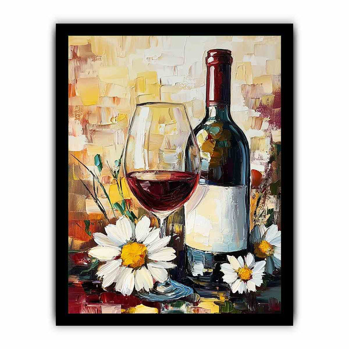 Wine Glass Canvas Painting 