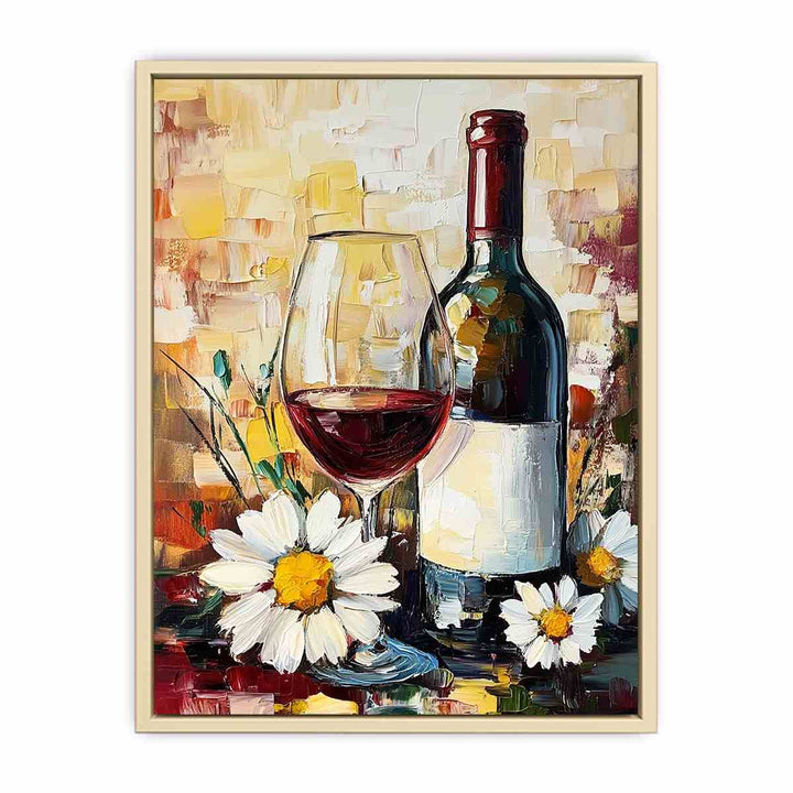 Wine Glass Canvas Painting 