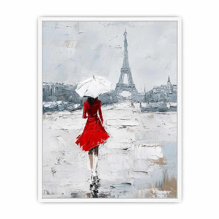 Paris Street Canvas Painting 