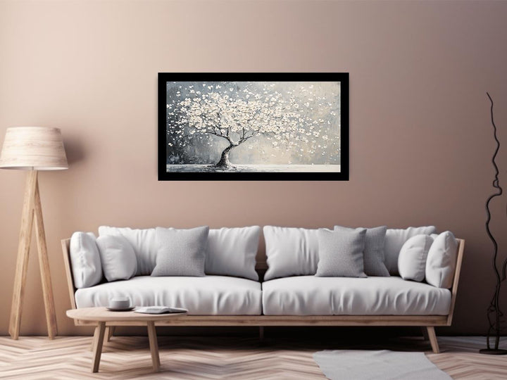 Blooming Tree Canvas Painting 