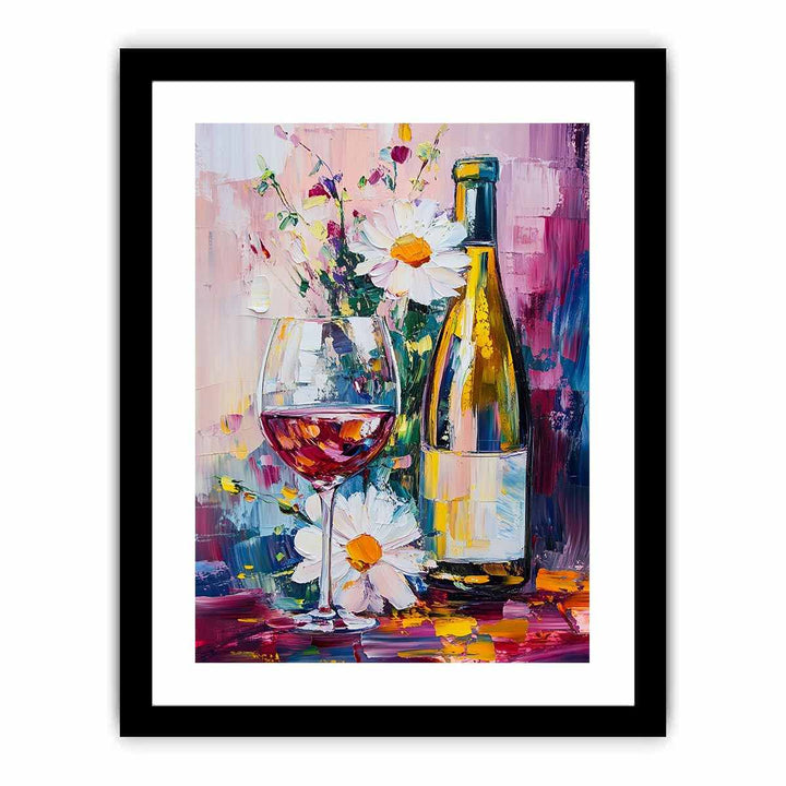 Champagne Canvas Painting 