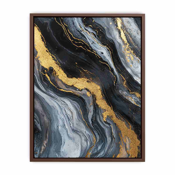 Black Gold Canvas Painting 