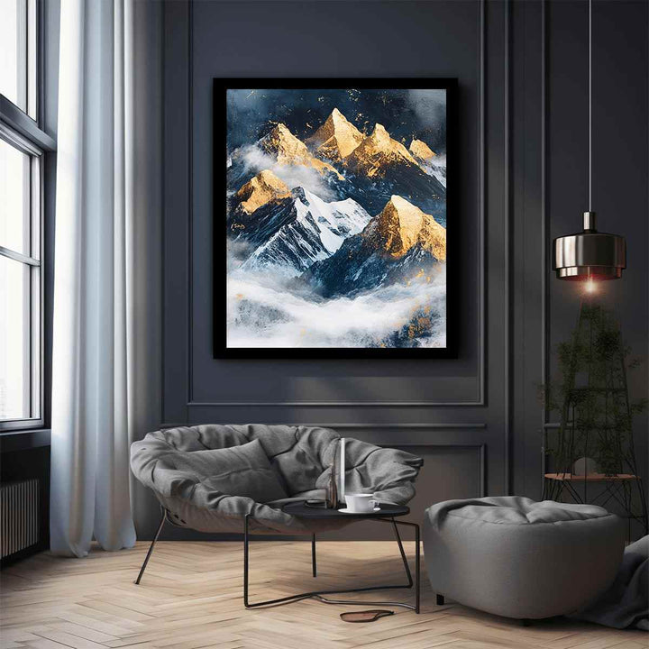 Golden Hill Canvas Painting 