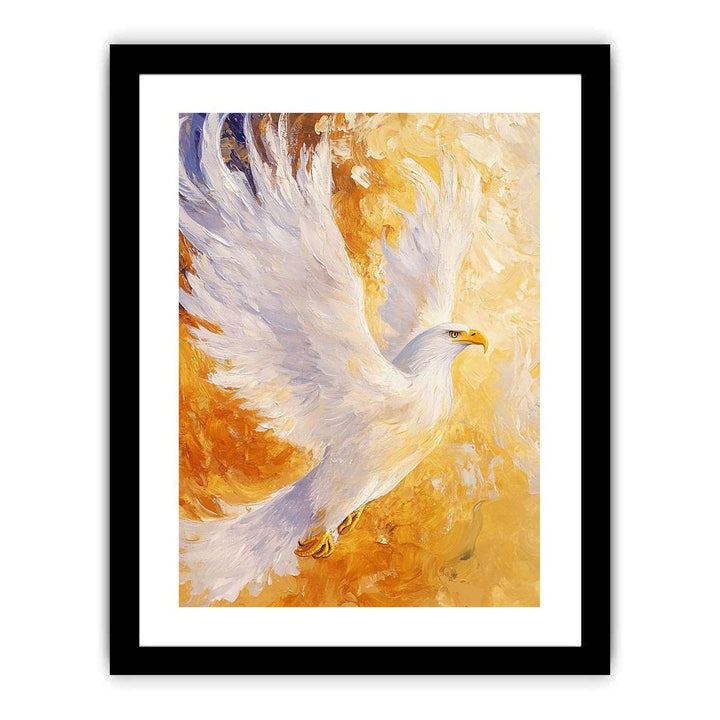 Eagle In Flight Canvas Painting 