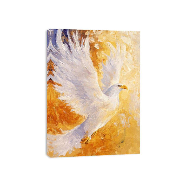 Eagle In Flight Canvas Painting 