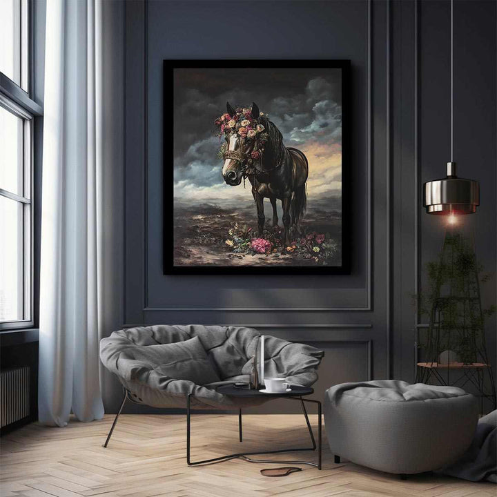 Equine Horse Canvas Painting 