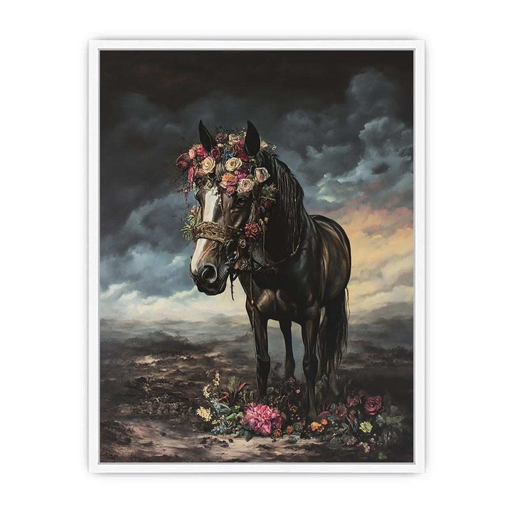 Equine Horse Canvas Painting 