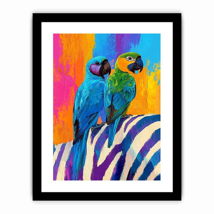 Macaws Canvas Painting 