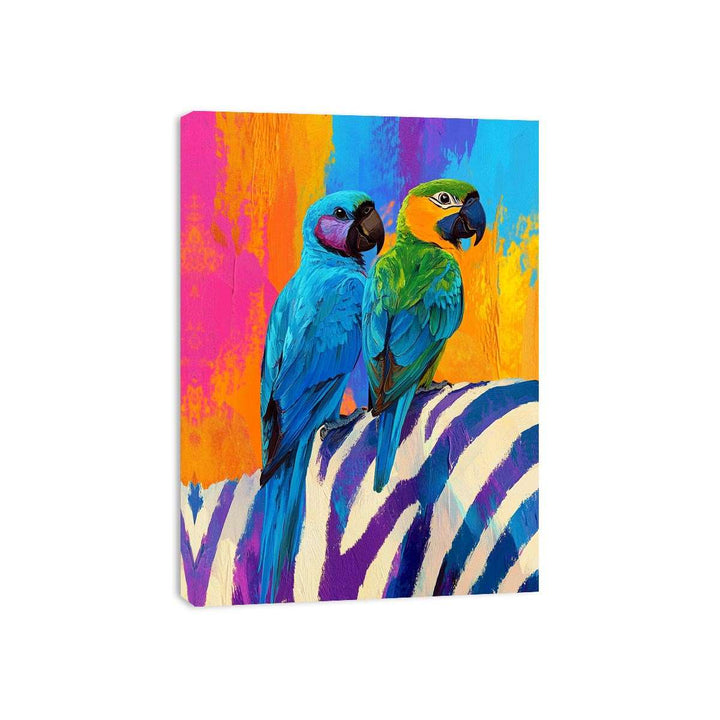 Macaws Canvas Painting 