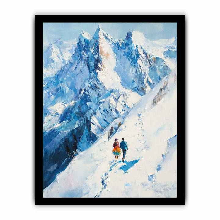 To Mount Everest Canvas Painting 