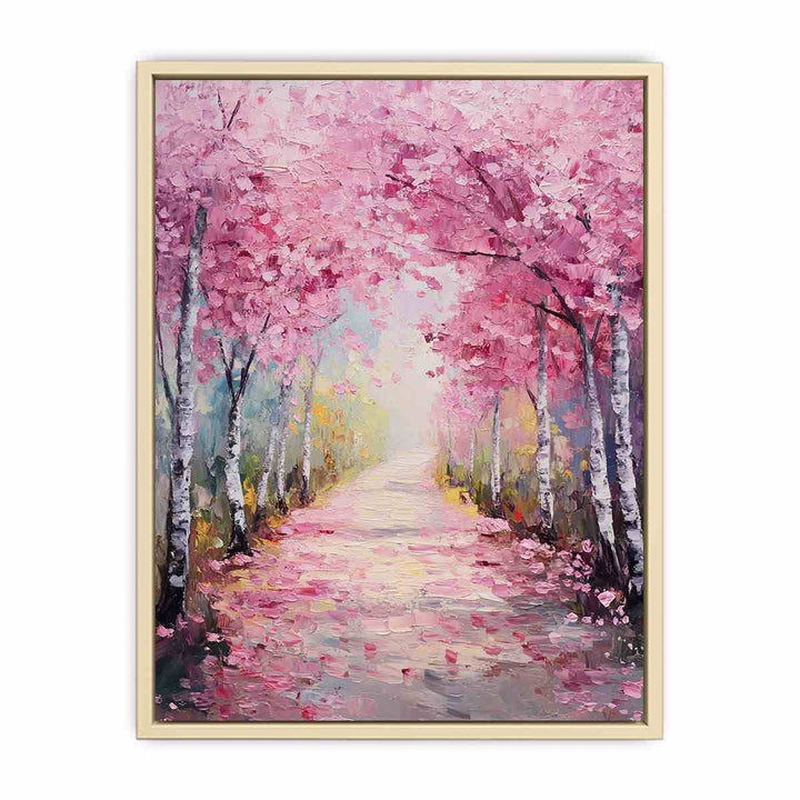 Cherry Blossom Canvas Painting 