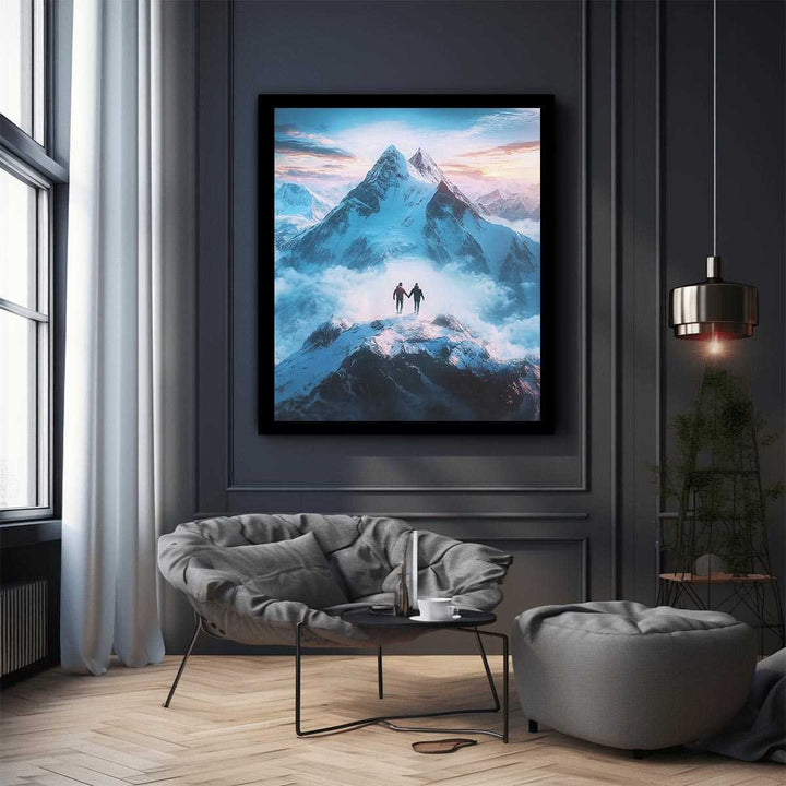 On Top Canvas Painting 