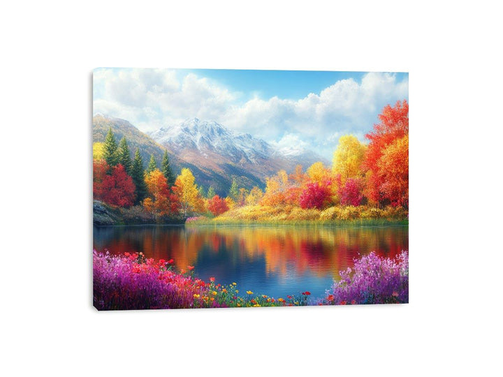 Autum Landscape Canvas Painting 