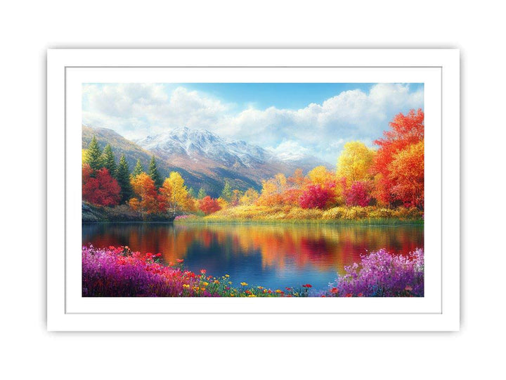 Autum Landscape Canvas Painting 