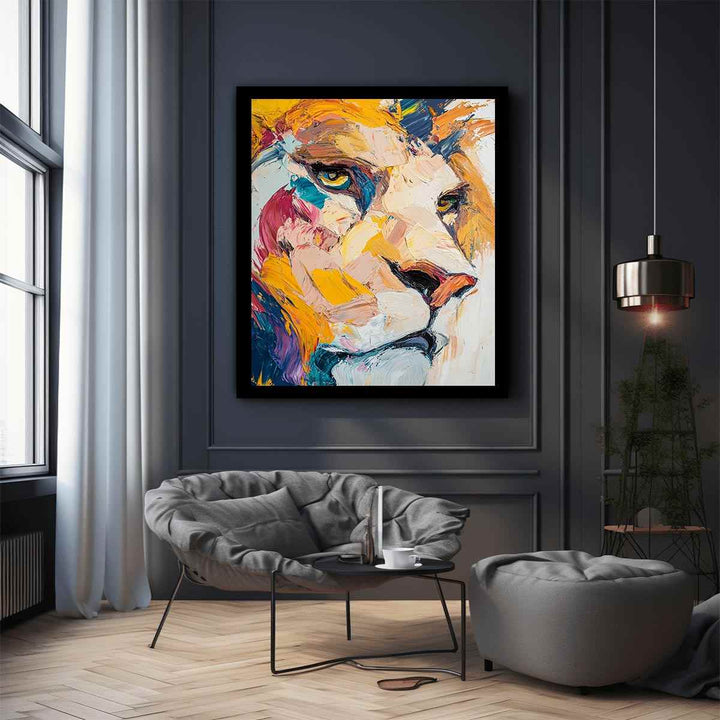 Eys Contact Canvas Painting 