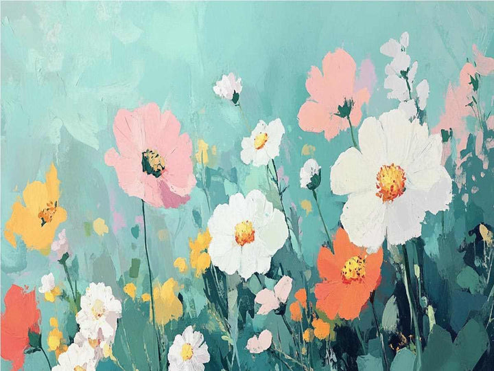 Wildflowers Canvas Painting 