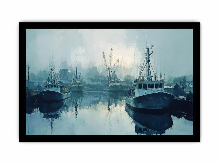 Harbor Canvas Painting 