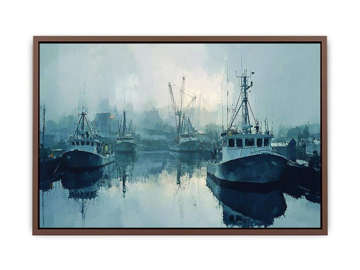 Harbor Canvas Painting 