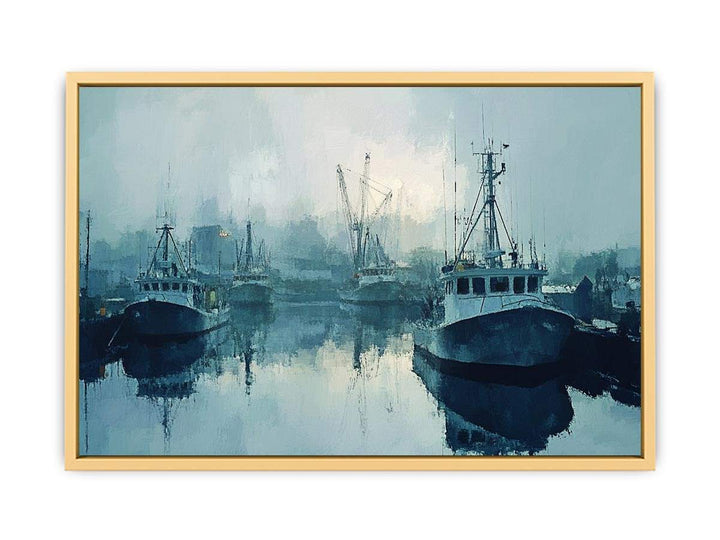 Harbor Canvas Painting 