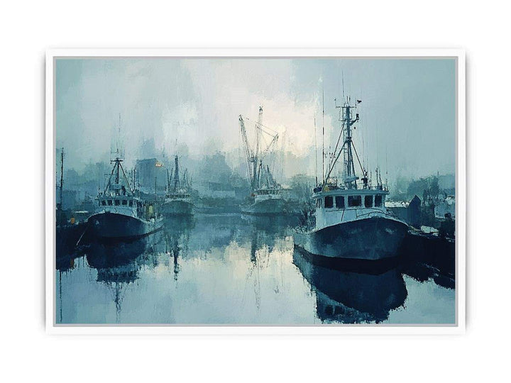 Harbor Canvas Painting 