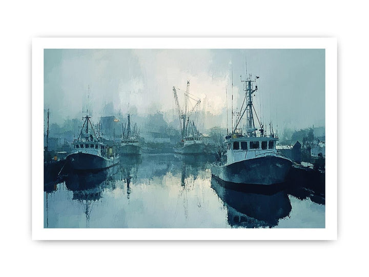 Harbor Canvas Painting 