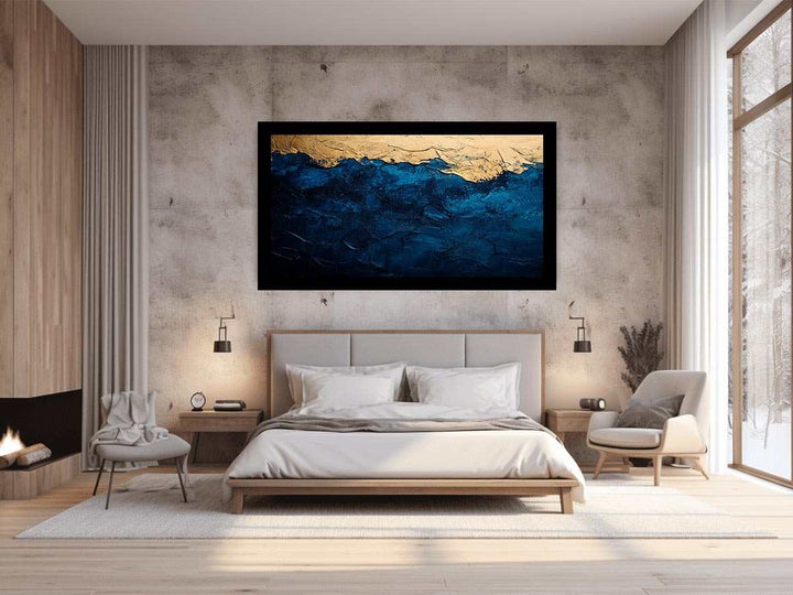 Abstract Sea Sky Painting 