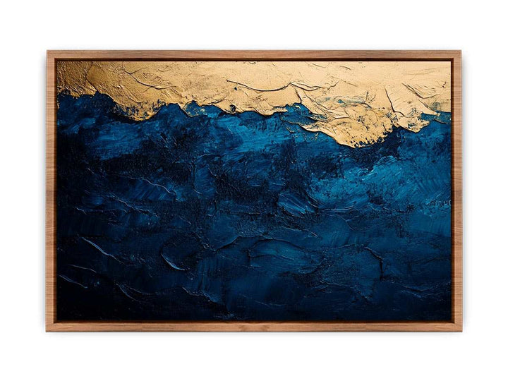 Abstract Sea Sky Canvas Painting 