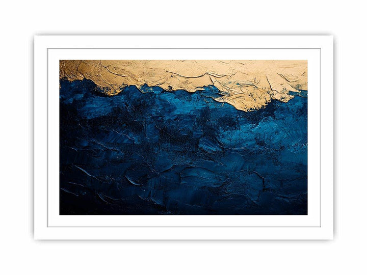 Abstract Sea Sky Canvas Painting 