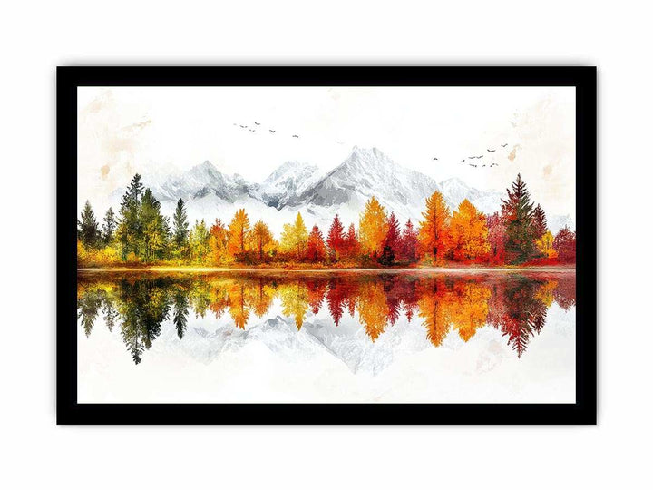 Autum Trees Canvas Painting 