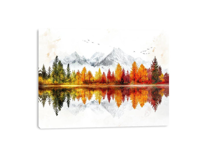 Autum Trees Canvas Painting 