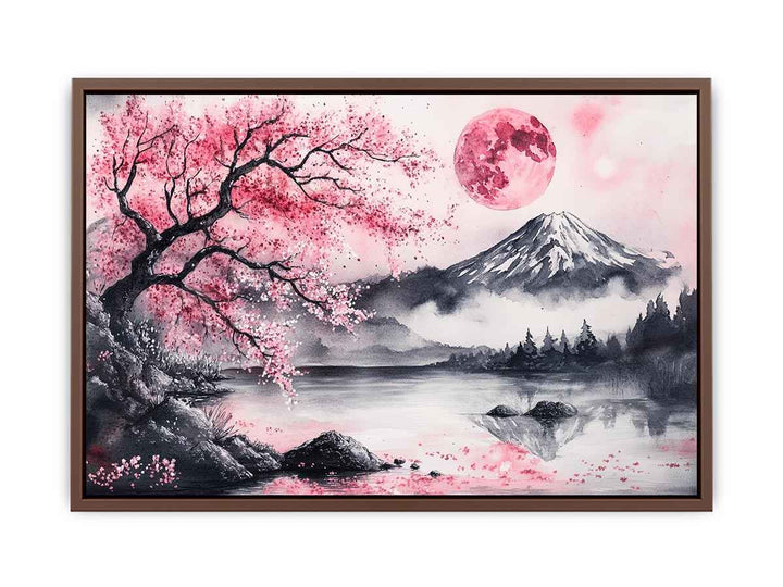 Cherry Blossom Canvas Painting 