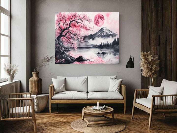 Cherry Blossom Painting 