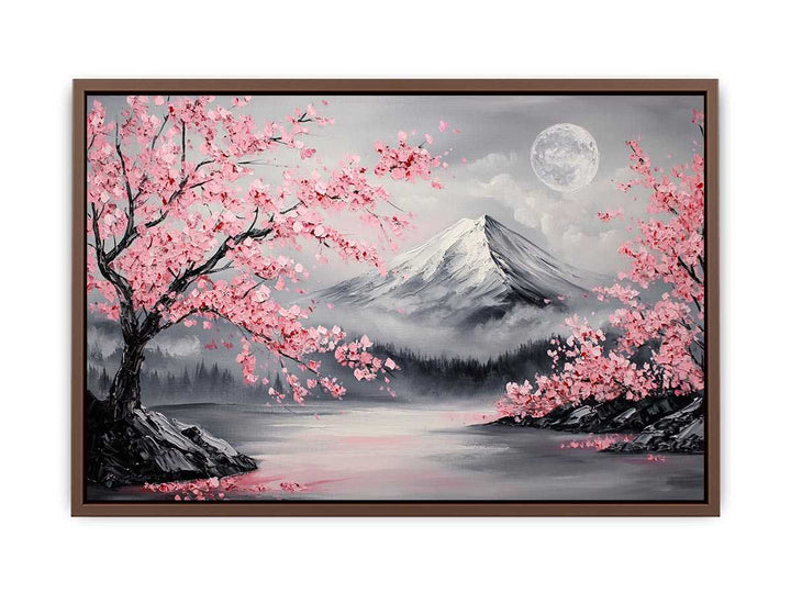 Mount Fiji Canvas Painting 