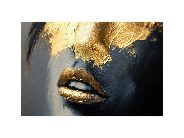 Gold Kiss Oil Painting