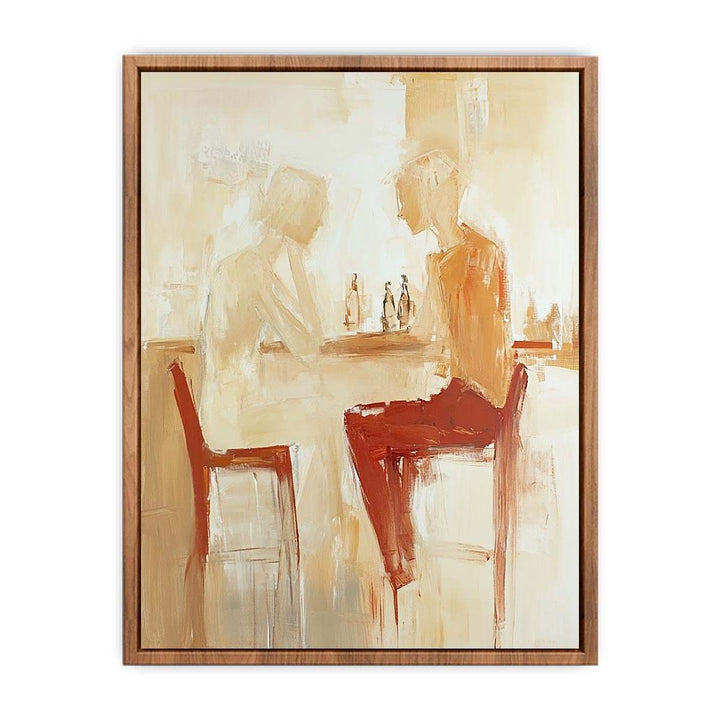 Conversation Canvas Painting 