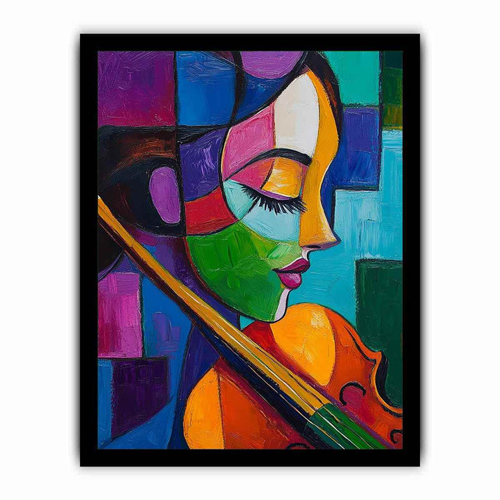 Violinist Canvas Painting 