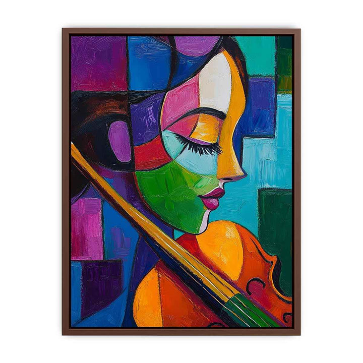 Violinist Canvas Painting 