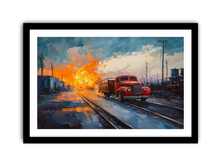 Truck Canvas Painting 