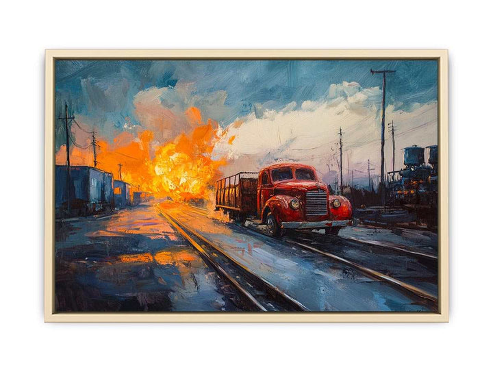 Truck Canvas Painting 