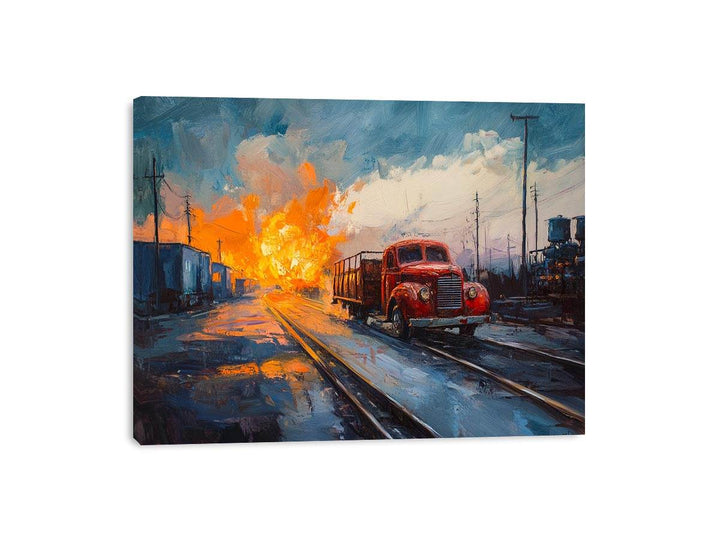 Truck Canvas Painting 