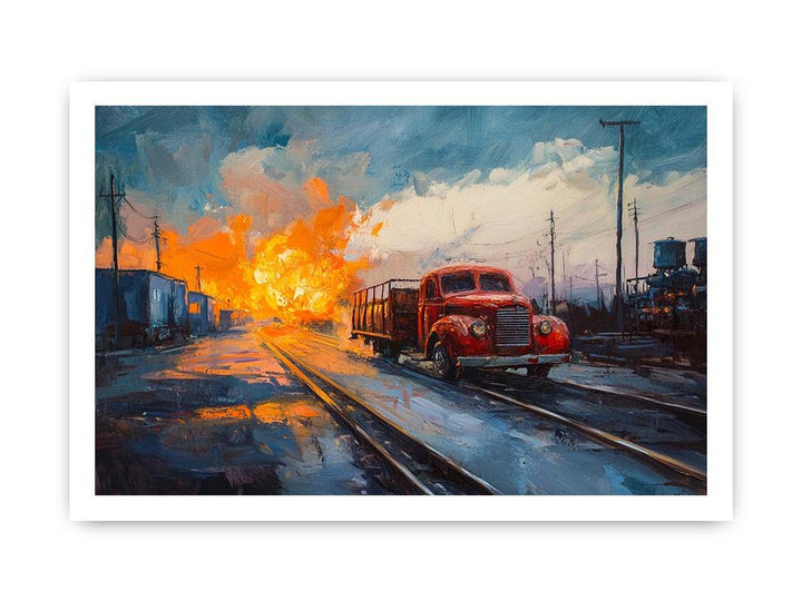 Truck Canvas Painting 