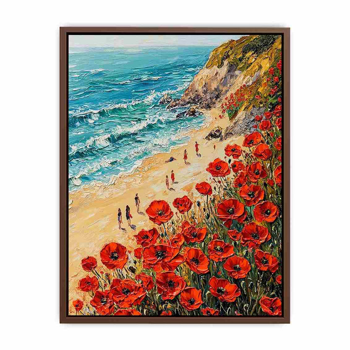 Red Poppies IIII Canvas Painting 