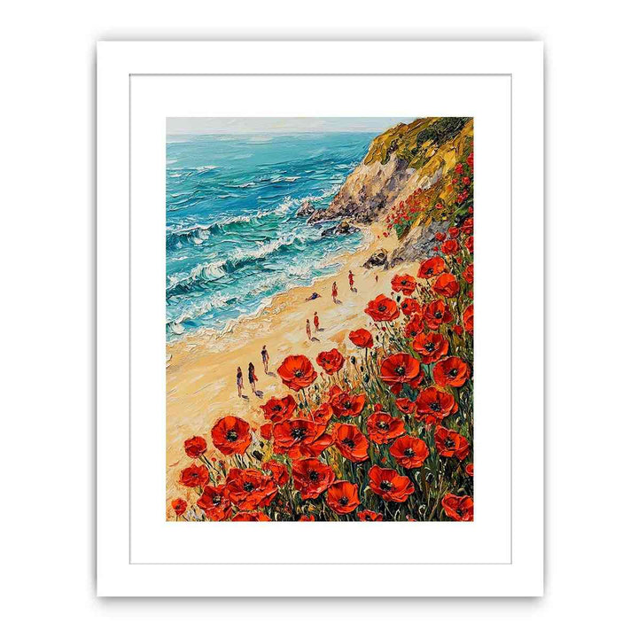 Red Poppies IIII Canvas Painting 