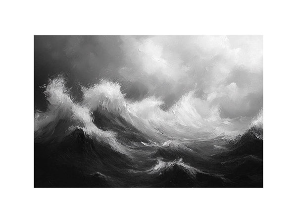 Waves III Oil Painting