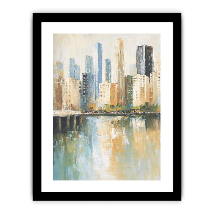 Cityscape Canvas Painting 